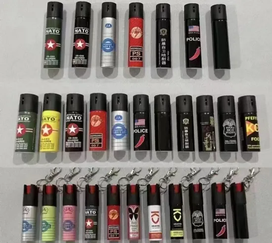 60ml 110ml Bottle Police Gas UV Dye Traceable Bodyguard Security Pepper Spray